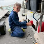 懐かしい色の赤。